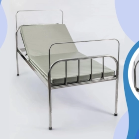 Giường y tế inox 1 tay quay MI-010